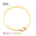 thumbnail image 1 of facefd Embroidery Frame Plastic Circle Cross-Stitch Hoop Ring Home Handmade DIY Tool, Inner diameter 12cm Color Random, 1 of 9