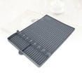 thumbnail image 4 of Silicone Griddle Tools Mat, Silicone Grill Pad Heat Proof Easy To Clean Food Grade Anti Slip Multi Functional  for Kitchen Orange,Grey, 4 of 7