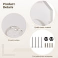 thumbnail image 3 of 2 PCS Vinyl Siding Mounting Blocks, Light Mounting Blocks with Electrical Box, Outdoor Siding Mounting Kit, Siding Mounting Plate for 1/2 Inch Lap Double and 4 Inch Siding, 3 of 5