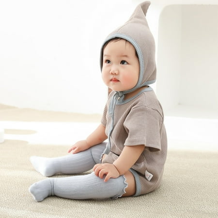 

TOWED22 Baby Infants Toddlers Girls Mid Calf Length Socks Antislip 1Pair Sock Shoes Baby Boys Girls Slippers Socks Pack of Socks Light Blue