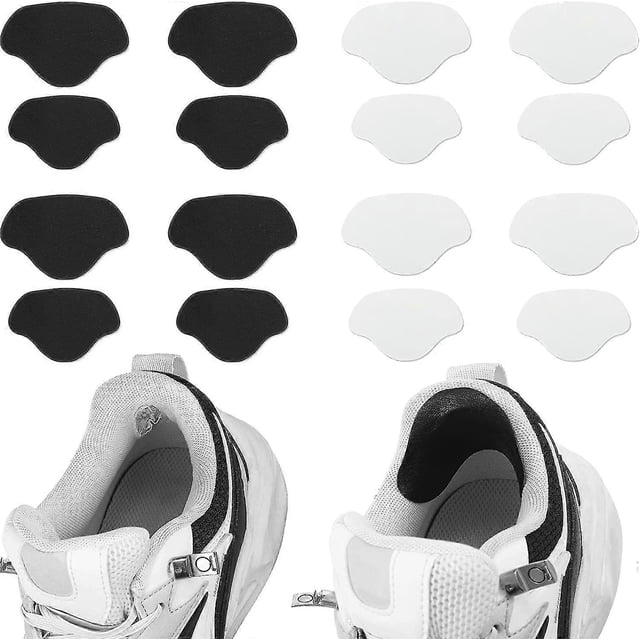 8 Pairs Shoe Heel Repair Patch Sneaker Hole Repair Patch Self-adhesive Trainer Heel Patch