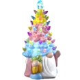 thumbnail image 4 of Gnome Spring Garden Coating Statue Welcome Sign Gnome for Wedding Outdoor Hand Painted Durable Special and Summer Desktop Ornament, 4 of 5