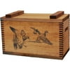 Evans Sports Duck TC1-05 Wood Ammo Box with Finger-Joint Construction, 16"x8.25"x10.5"