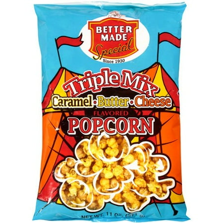 Better Made Special: Triple Mix Caramel, Butter, Cheese Flavored Popcorn, 11 Oz