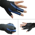 thumbnail image 2 of Guantes de billar de 3 dedos Guantes de taco de billar Elástico Show Shooters Pool Snooker Playerss Guantes Durable Transpirable Antideslizante Guantes de juegoMano izquierda Jormftte CPB-US-DYP04-5, 2 of 5
