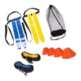 thumbnail image 3 of SUTENGDA Rugby Hip Flags  Football Training Flags  Sturdy with Black Tape  Referee Flags  Yellow and Blue, 3 of 9