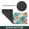 thumbnail image 6 of Pioneer Flower Floral Print Pattern Kitchen Rugs Sets Of 2,Anti Fatigue Kitchen Mat Rugs Non Slip Washable,Decorative Kitchen Floor Mats for Kitchen,Sink,Laundry,17"x30"+17"x47", 6 of 7