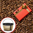 thumbnail image 2 of Filtro para Cafetera, Cápsulas Filtro de Café Reutilizable Plástico de Acero Inoxidable, Cesta de 8-12 Tazas Filtro Reutilizable de Repuesto Universal para Cafeteras y Cerveceras, Malla Dora, 2 of 3