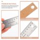 thumbnail image 2 of 2pcs Professional Cork Backing Rulers Engineering Rulers Office Stationery Random Style, 2 of 4