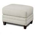 thumbnail image 2 of Southern Home Furnishings Basic Wool Polypropylene Ottoman in Cream, 2 of 4