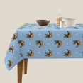 thumbnail image 3 of Wukai Cute Puppy Waterproof Tablecloth for Kitchen Dining, Fits Square Tables for 2-4 Seats -60"x60", 3 of 7