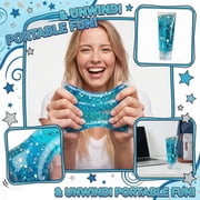 Toothpaste Squishy Toy, Transparent Toothpaste Tube Squeeze Toy Glitter Squishies, Toothpaste Squeezable Jam Squishy for Sensory Tool, Paste Feel for ASMR & Anxiety Relief