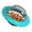 Light Blue, variant on Pet Food Dispenser Toy UFO Shaped Slow Feeder with Adjustable Hole Durable Plastic Interactive Slow Feeder Puzzle Toy for Small Medium Dogs Cats Mental Physical Enrichment Training