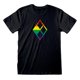 thumbnail image 1 of Harley Quinn - Camiseta Logotipo Pride para Adultos Unisex (Negro), 1 of 2