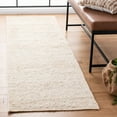 thumbnail image 2 of SAFAVIEH Natura Earnestine Solid Runner Rug, Ivory, 2' x 5', 2 of 10