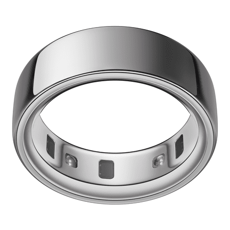 Oura Ring 4, Silver, Size 9, Smart Wearable, Sleep, Fitness & Heart Rate Tracker, 8-Day Battery (Size Before You Buy)