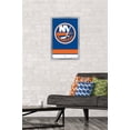 thumbnail image 2 of NHL New York Islanders - Logo 21 Wall Poster, 14.725" x 22.375", Framed, 2 of 3