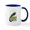 White/Navy Inside, variant on CafePress - Nerf Ready To Win Mugs - 11 oz Ceramic Mug - Novelty Coffee Tea Cup