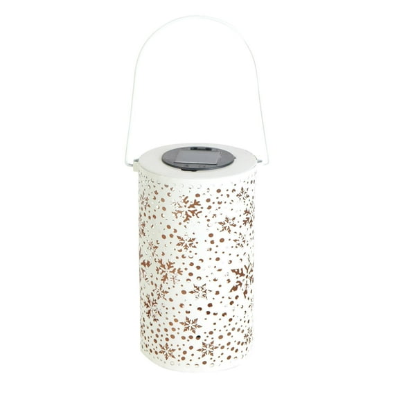 Winter Solar Snowflake Projection Lamp Outdoor Patio Garden Decorative Skeleton Light Portable For Porch