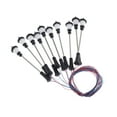 thumbnail image 2 of 10 Piezas de de Lámpara de Tren de Ferrocarril Modelo Lámparas de Luz Led Suministros de Jardín de Hadas de Calle Estilo D, 2 of 8