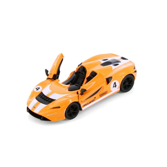 McLaren Elva Convertible Livery Edition, Orange - Kinsmart 5462DF - 1/36 Scale Diecast Model Car