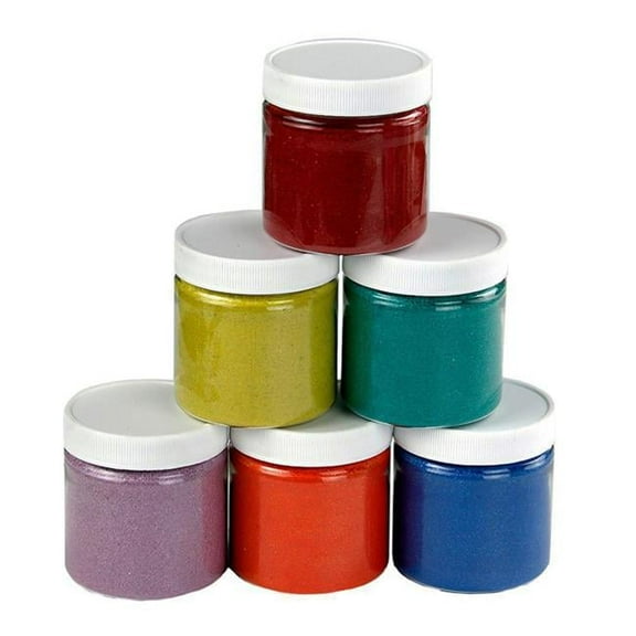 6 oz Bucket O Sand, 6 Assorted Color - Pack of 2