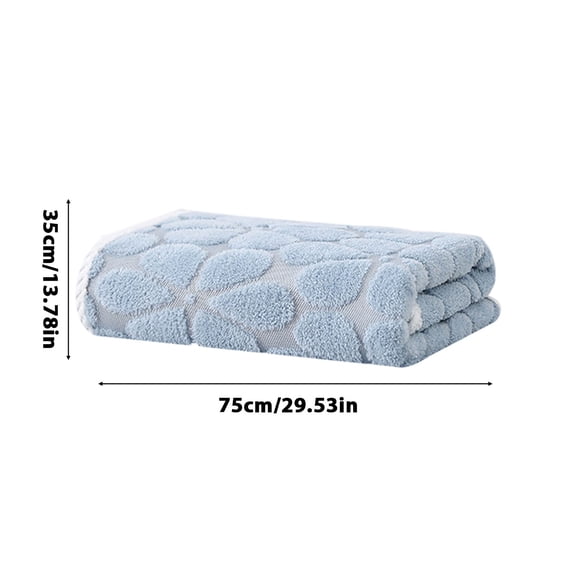 Cotton Oversized Beach Towel,Large Bath Towels,Luxurious and Soft Towel,Plush Beach Towel,Full Embossed Hearts Pattern Highly Absorbent Decorative Bath Hand Towels for Bathroom Kitchen Spa