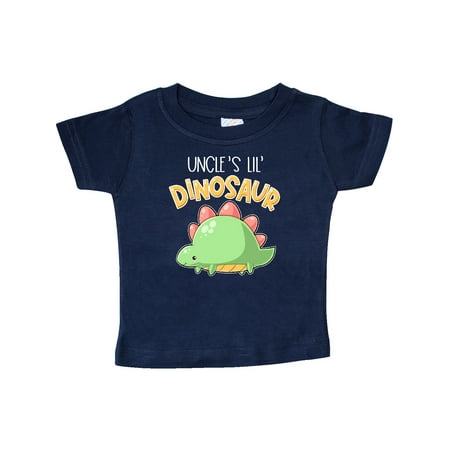 

Inktastic Uncle s Lil Dinosaur with Cute Stegosaurus Gift Baby Boy or Baby Girl T-Shirt