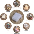 thumbnail image 6 of 100PCS Premium Sheer Organza Bags, White Wedding Favor Bags, 4x4.72 Jewelry Gift Bags for Party, Jewelry, Christmas, Festival, Bathroom Soaps, Makeup Organza, Wrapping Supplie, 6 of 7