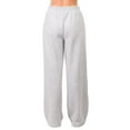 thumbnail image 2 of Sofra Women's Fleece Wide Leg Sweatpants with Pockets M, Heather Grey, 2 of 2