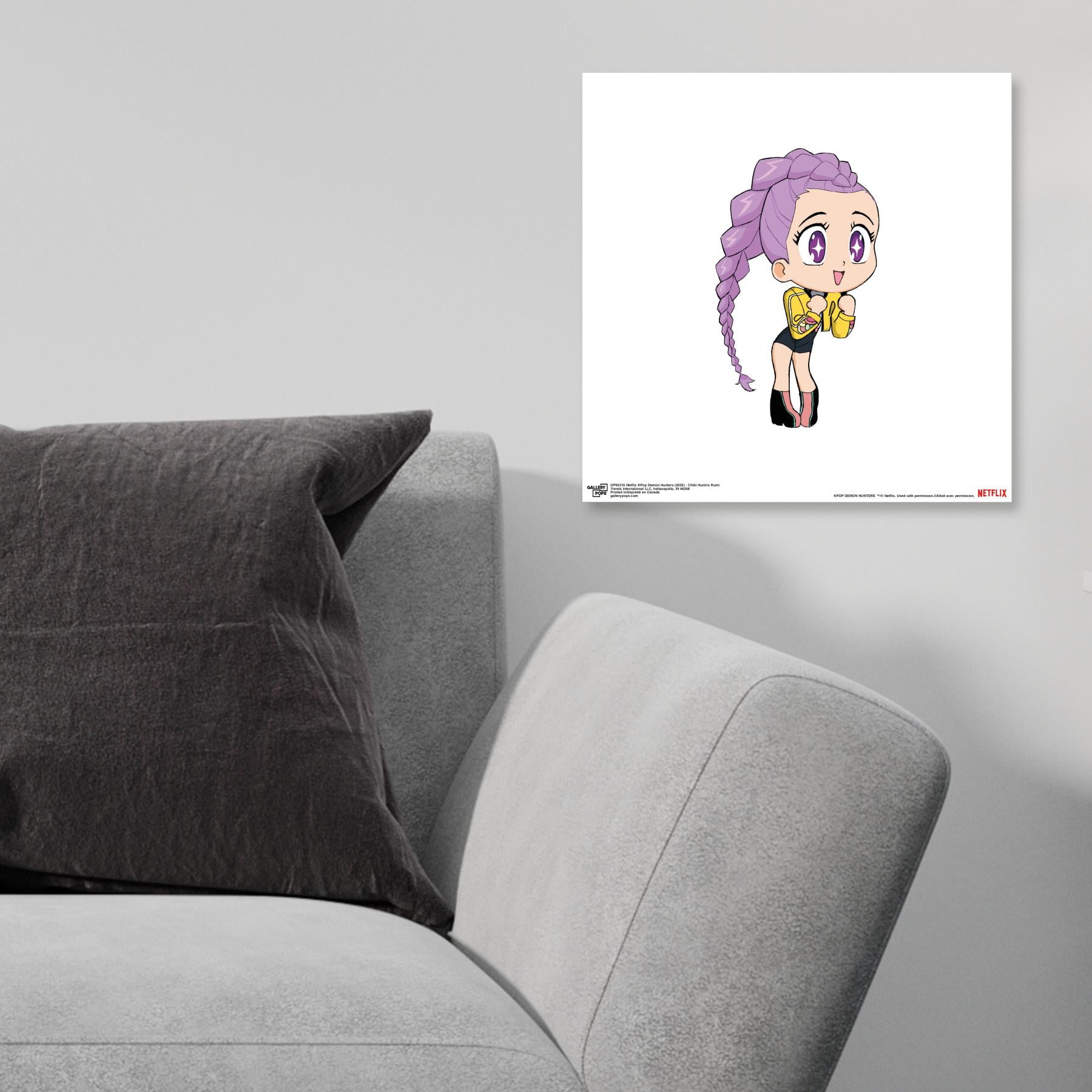 Gallery Pops Netflix KPop Demon Hunters (2025) - Chibi Huntrix Rumi Wall Art