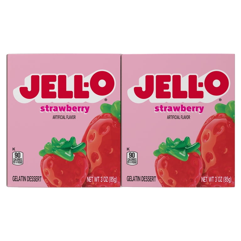 専用♡④はるひ♡完熟苺♡３Ｌサイズ♡コンパクトBOXいっぱい Jell-O Strawberry Gelatin Dessert Mix 4 Pack 3 oz Boxes