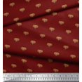thumbnail image 3 of Soimoi Rayon Fabric Elephant Face Animal Print Sewing Fabric Yard 56 Inch Wide, 3 of 3
