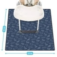 Baby Splat Mat for Under High Chair Waterproof Spill Mat Easy to