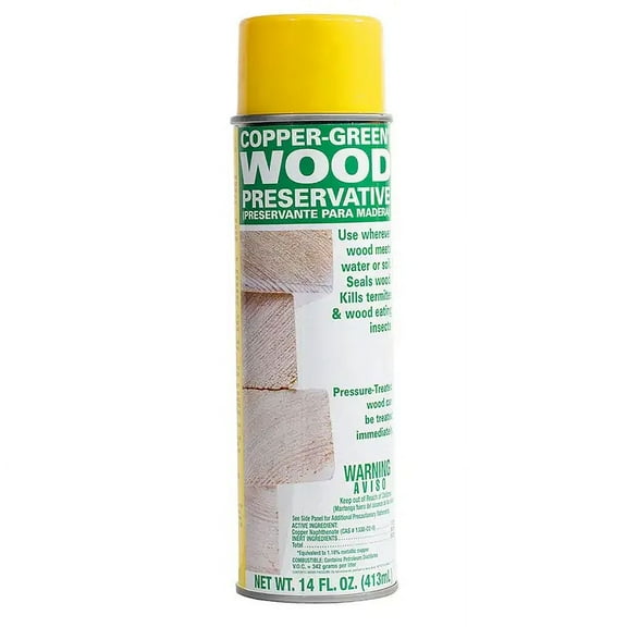 12-Pack of 14 oz Green Products 30008 Copper-Green Green Wood Preservative Aerosol
