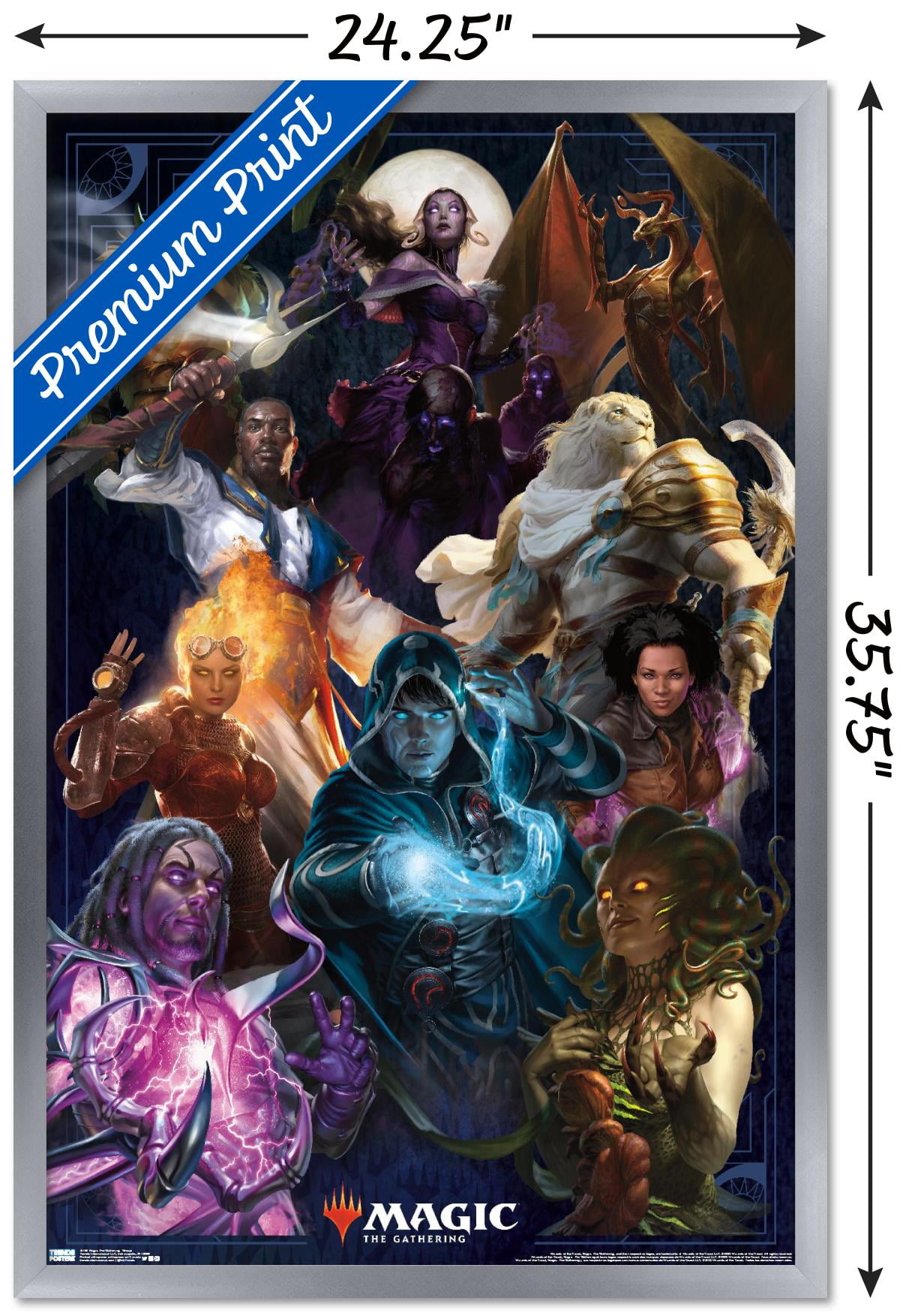 Magic: The Gathering - Group Wall Poster, 22.375