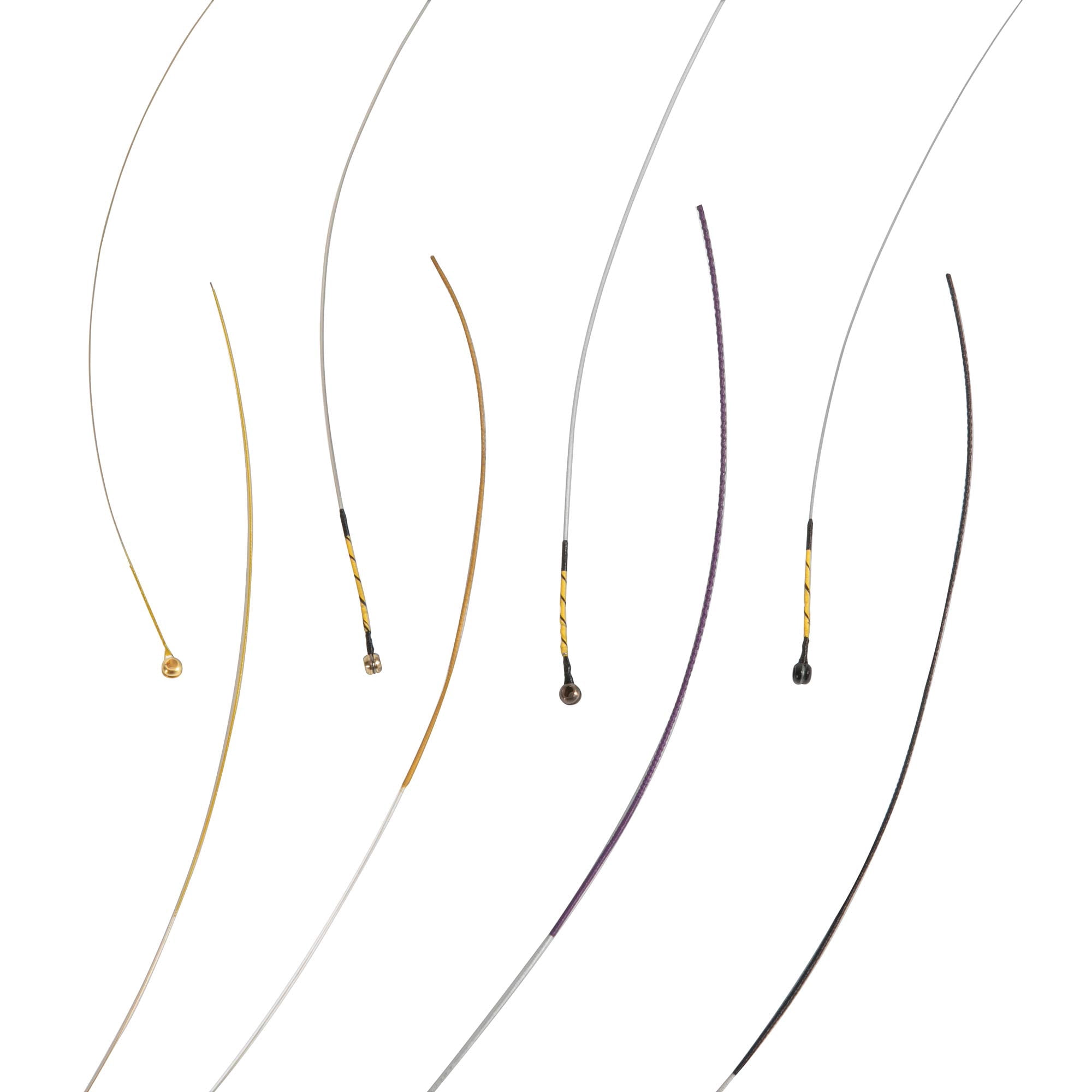 MI&VI SOLOIST’S Violin Strings — 4/4 Scale Full Set (G-D-A-E) with Golden E-String | Synthetic Core | Ball-End | Medium Gauge Tension - By MIVI Music