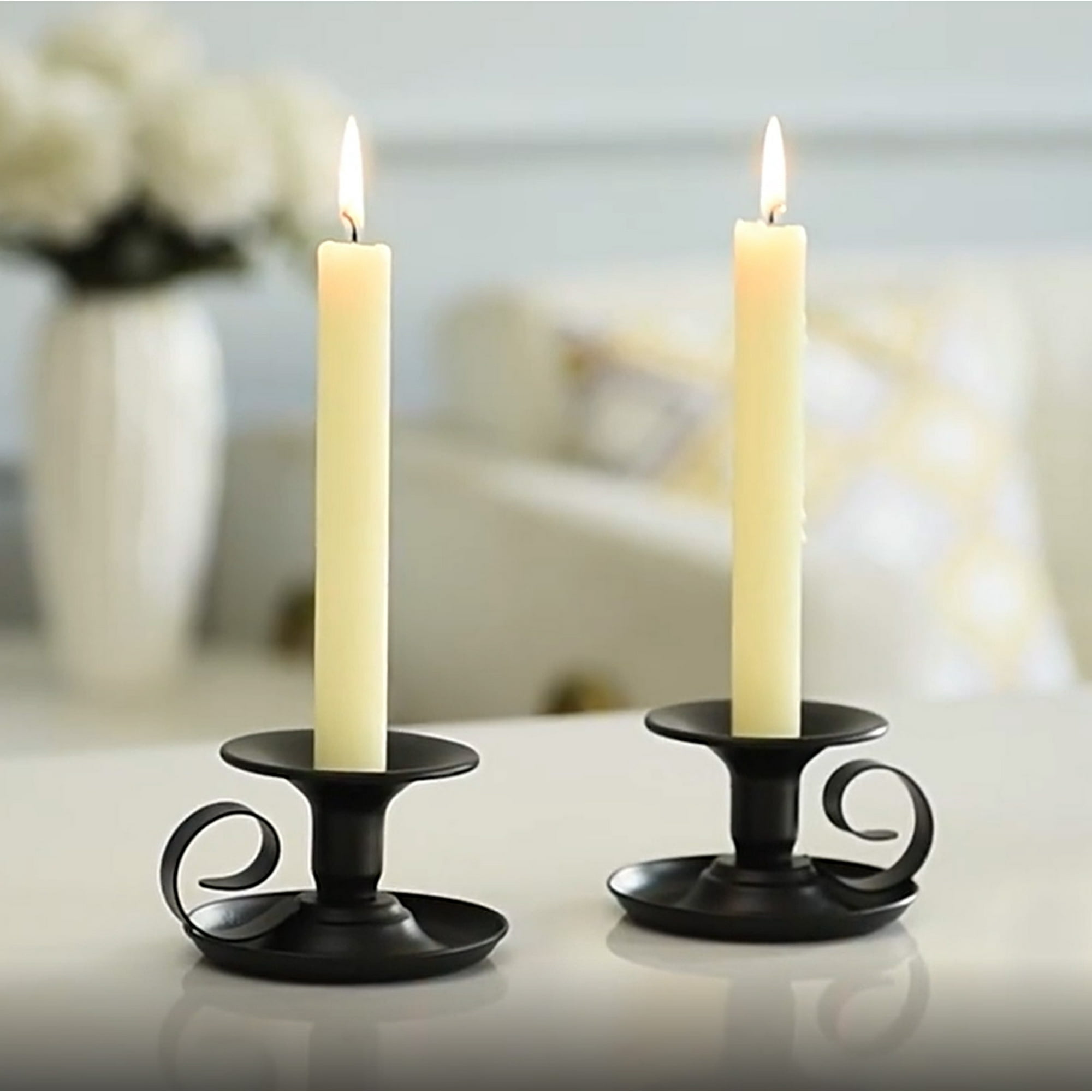 Glassea Lot De 24 Bougeoirs En Verre Vert Nervuré En Vrac, Petits