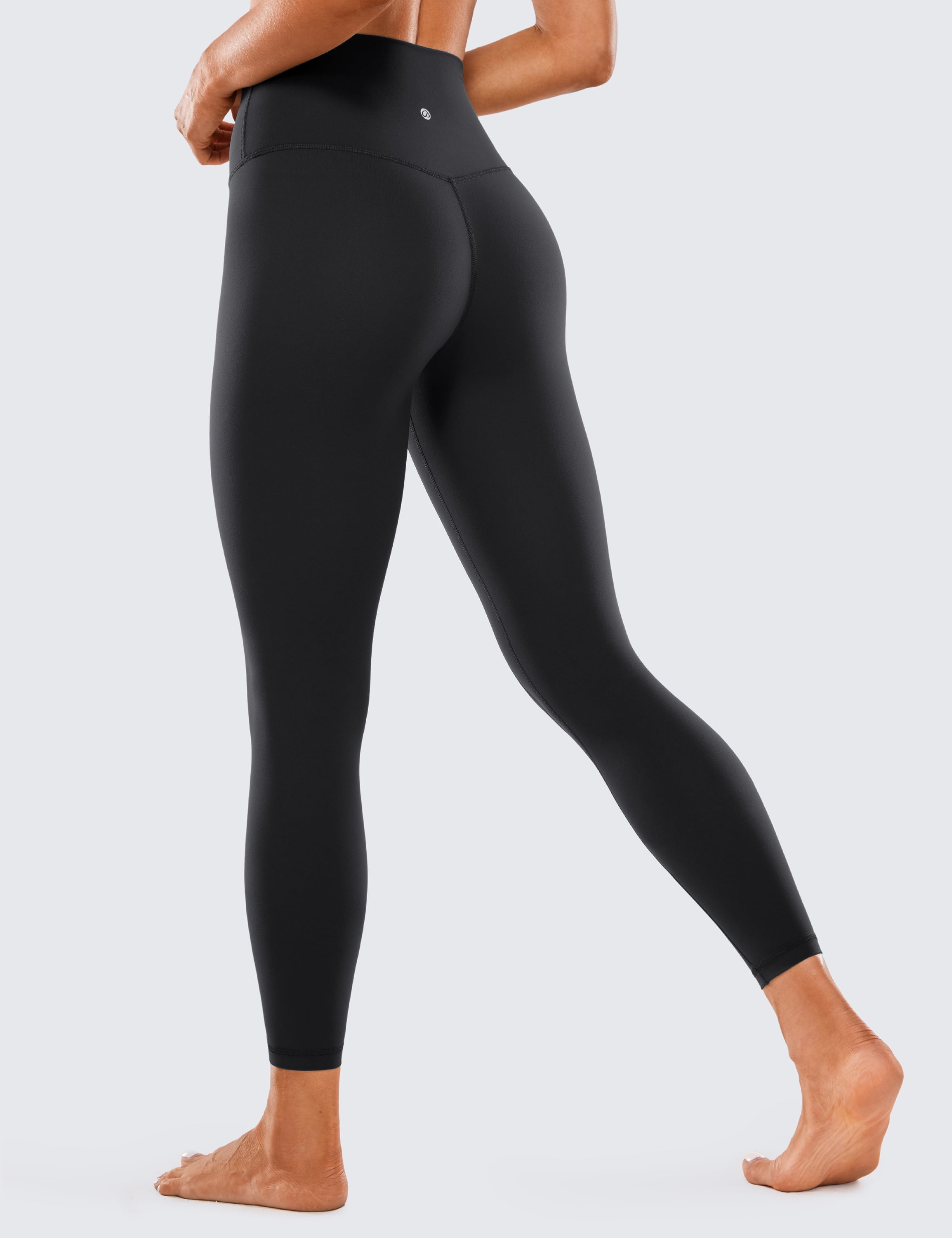 CRZ YOGA Womens Brushed Naked Feeling Workout Leggings 25 Inches High Waist