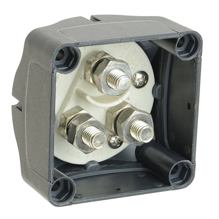 Blue Sea Systems E-Series 4-Position Selector Battery Switch With Alternator Field Disconnect 9002e