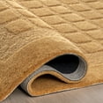thumbnail image 3 of Rugs USA Fritz Checkered Wool Area Rug, 9' 6" x 13' 6", Fritz Golden Yellow, 3 of 10