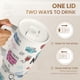 thumbnail image 5 of Vaso para beber SANDJEST Nurse Vaso, 40 oz, mango, pajita, 5 of 8