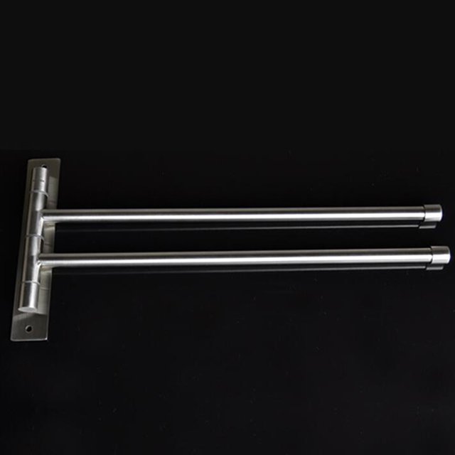 Homoyoyo Portatoallas Doble De Inoxidable Con Que Ahorra Espacio Color Plata