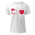 thumbnail image 3 of YDLCAFD Men's Print Theme T Shirt Printed Solid Color Short Sleeve Top, 3 of 4