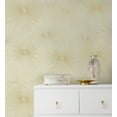 thumbnail image 6 of NextWall Ivory & Metallic Gold Starburst Geo Peel and Stick Wallpaper, 6 of 7