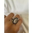 thumbnail image 3 of Carillon Crystal Ring, Natural Gemstone Cluster 6.5 ct 925 Sterling Silver Ring for Women, Ring Size : 4.5, 3 of 4