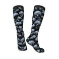 thumbnail image 4 of Bingfone Compression Socks For Women And Men Long Socks For Running Athletic Cycling Nurse-Gothic Skull, 4 of 9