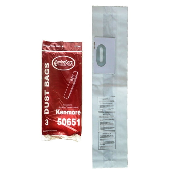 3PK, Compatible with Kenmore 5065 UPRIGHT- PAPER BAGS 117SW