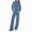 Blue, variant on Lounge Sets for Women Sweatsuit 2 Piece Outfits Sweatshirt Wide Leg Sweatpant Tracksuit Matching Set