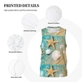 thumbnail image 3 of Rocae Starfish And Seashell for Men's Basketball Jersey Lightweight and Breathable Athletic Tank Top,Quick-Drying Sports Jersey XX-Large, 3 of 9